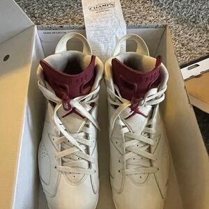 Nike Air Jordan 6 Retro Maroon 2015 384664-116 Men’s Size 11.5